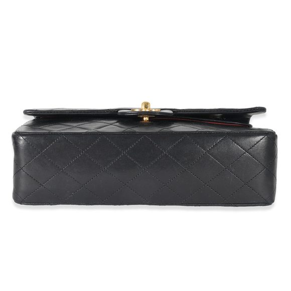 Chanel Vintage Navy Quilted Lambskin Medium Classic Flap Bag - Picture 5 of 8